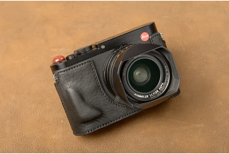 AYdgcam ручной работы из натуральной кожи чехол для камеры половина тела для Leica Q Typ 116 Leica Q2 Нижняя крышка ручка винтажный Чехол