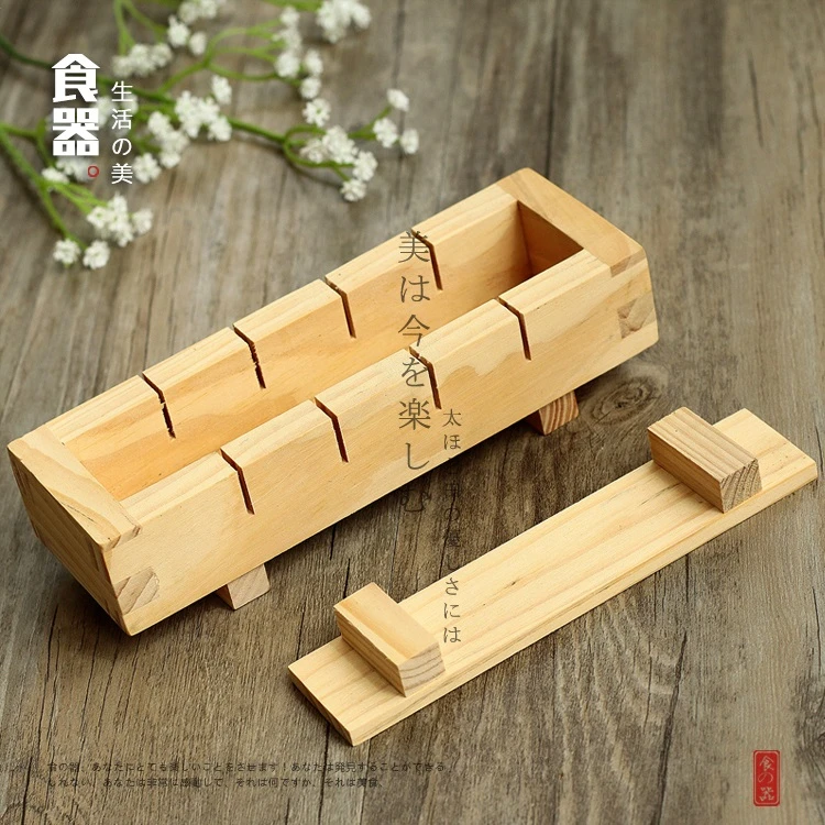 Набор для приготовления суши деревянная форма риса японский рулон еды Onigiri формы
