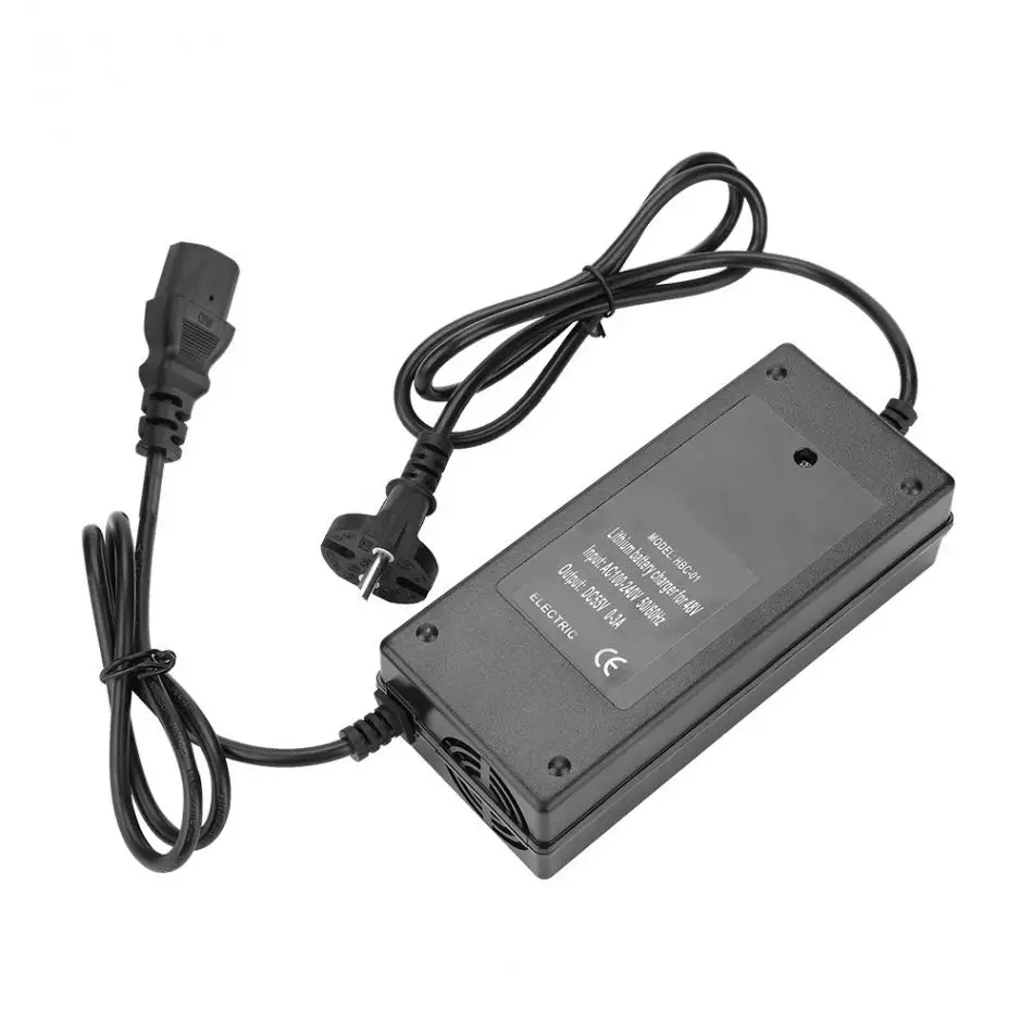 48 В 1.8A зарядное устройство для электрического велосипеда 3 контакта/XLR/DC Connector110-240V ЕС вилка интеллектуальное зарядное устройство для электрического велосипеда скутер