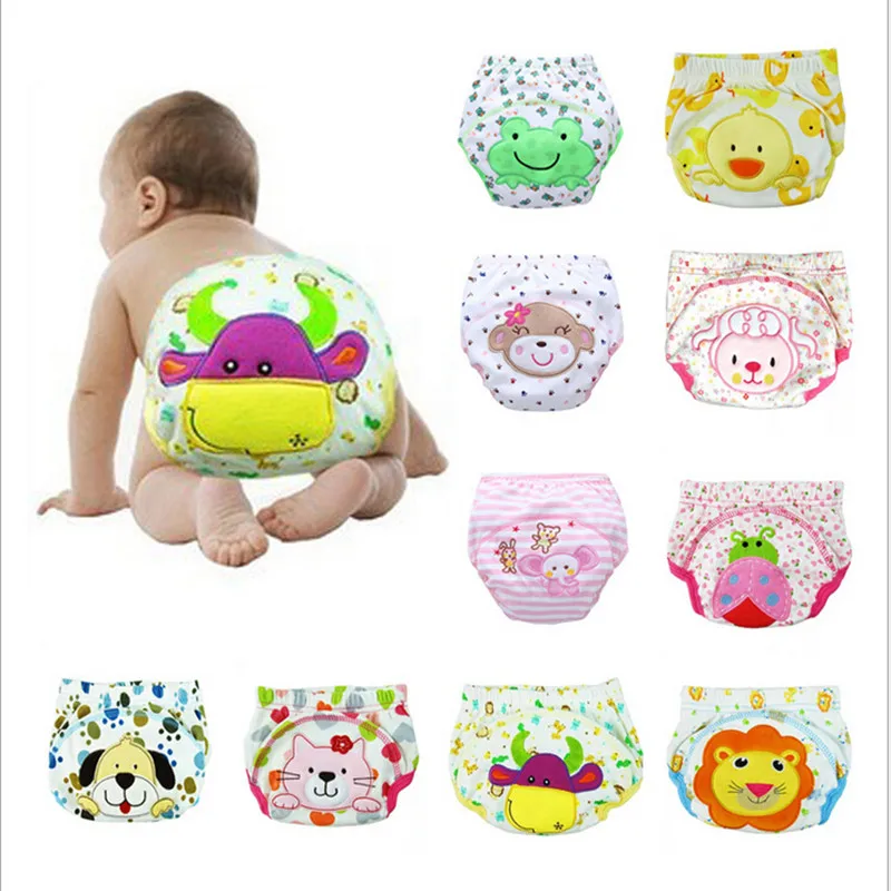 2 шт./лот 2016 Новинка! Детские подгузники детское многоразовое нижнее белье