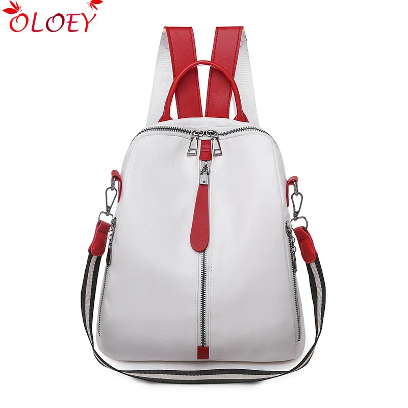 Сумка для путешествий однотонная из мягкой кожи вместительная 2019|Женские