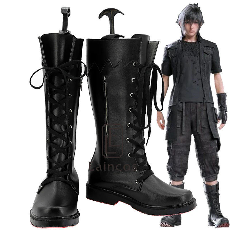 Game Final Fantasy XV Noctis Lucis Caelum Boots Cosplay Party Custom Made Shoes