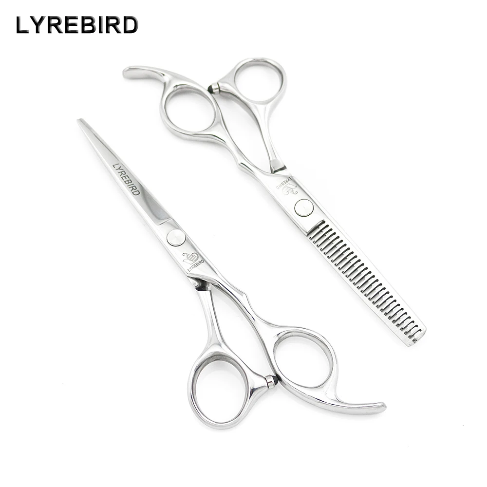

Hair Scissors 5.5 INCH 6 INCH Silvery Hair shears Hair thinning scissors Very Sharp Lyrebird NEW