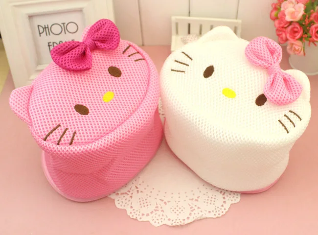 Рисунок «Hello Kitty» молнии для стирки сумки сетка для стирки сетчатые носки, бюстгальтер, нижнее белье XW-1066
