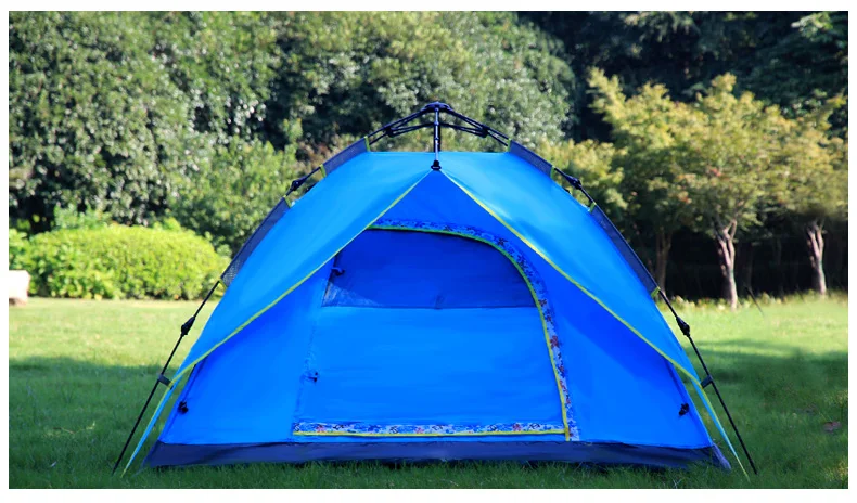FLYTOP, двухслойная палатка для кемпинга, беседка, для улицы, 3-4 человека, автоматические палатки, зима, 4 сезона, для рыбалки, семейные, вечерние, туристические палатки