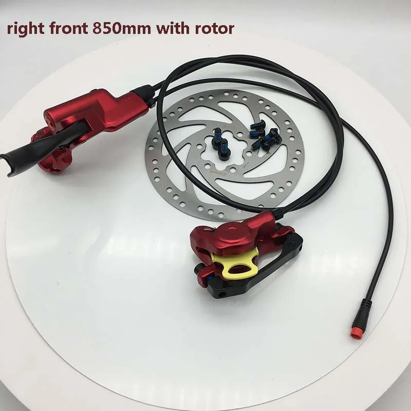 set10 Zoom CR3 электровелосипед, Электрический скутер, выключение питания, переключатель управления, Масляный Гидравлический дисковый тормозной суппорт, складной велосипед f xiaomi M365 - Цвет: set10