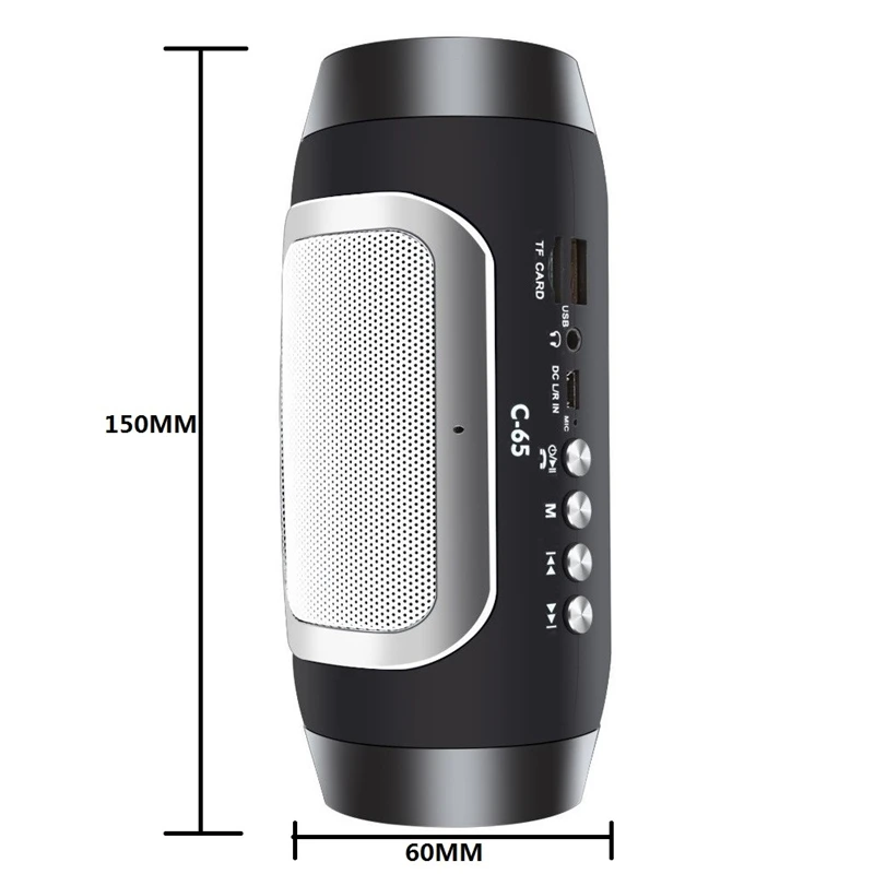 Мини Портативный HIFI портативный беспроводной Bluetooth динамик portsensenza Altavoz Boombox