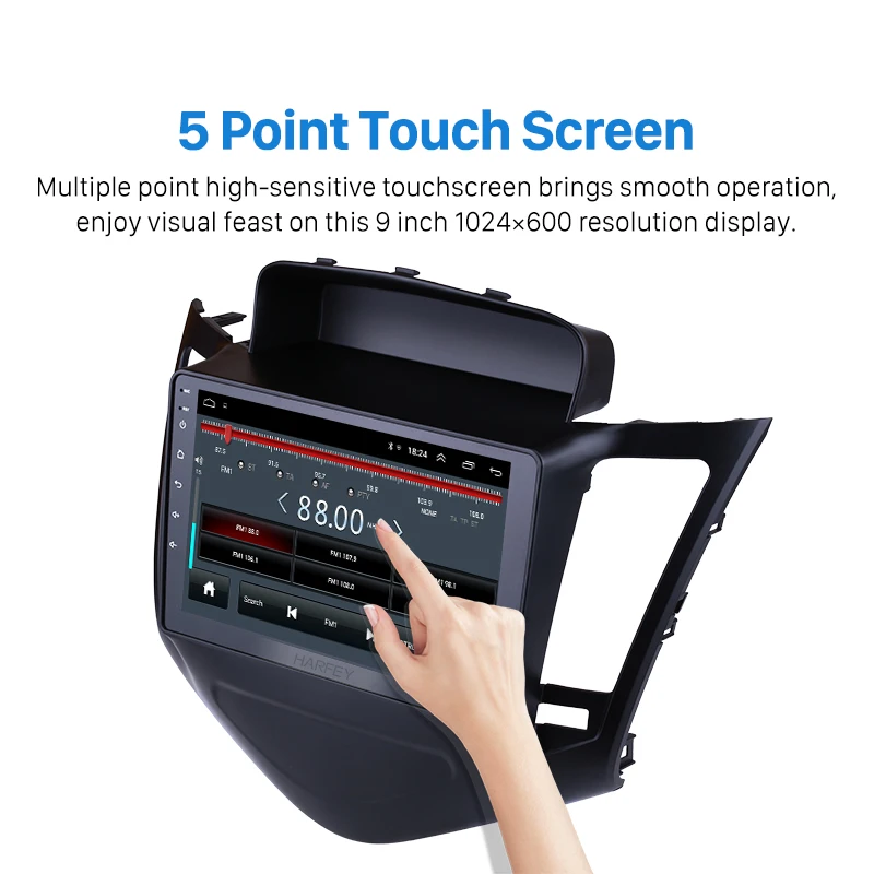 Harfey Android 9 1 Автомобильный мультимедийный плеер радио для Chevrolet Cruze 2013 2014 2015 с GPS