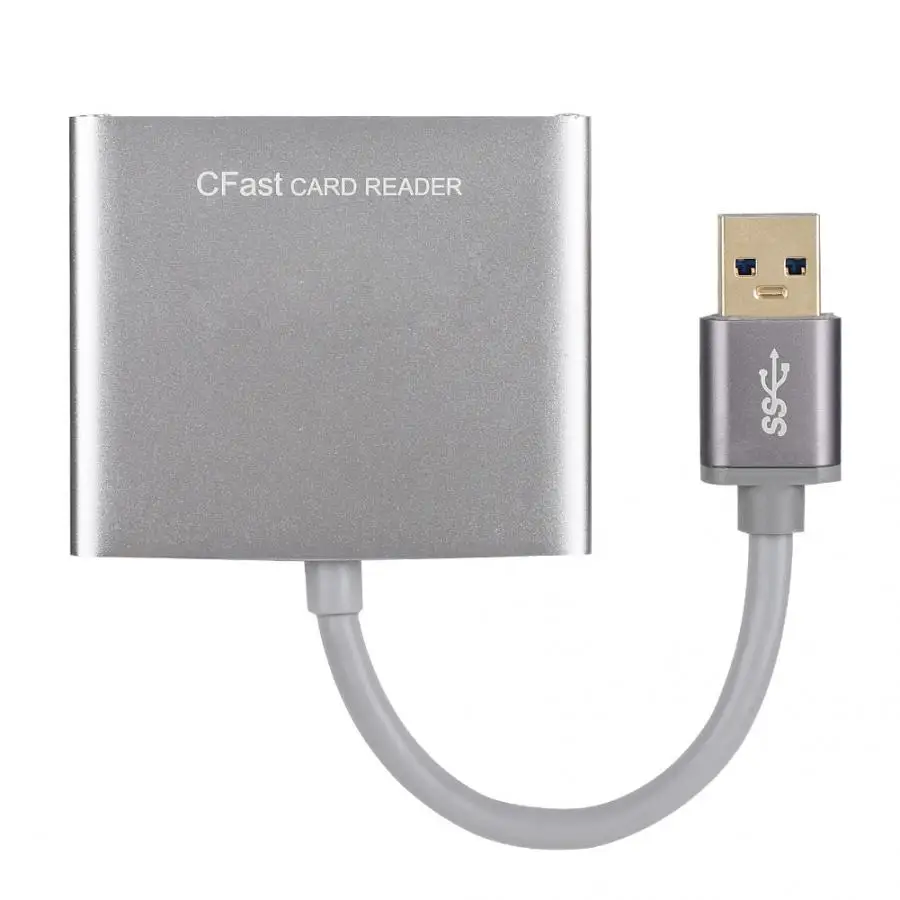 CFast кардридер Серебряный CFast2.0 к USB3.0 кардридер алюминиевая карта из сплава ридер для Canon 1DX Mark II USB кардридер