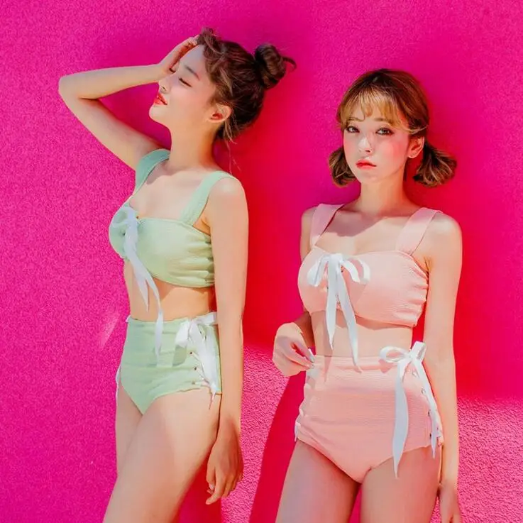 Mattel/консервативный купальник с завышенной талией для девочек-подростков