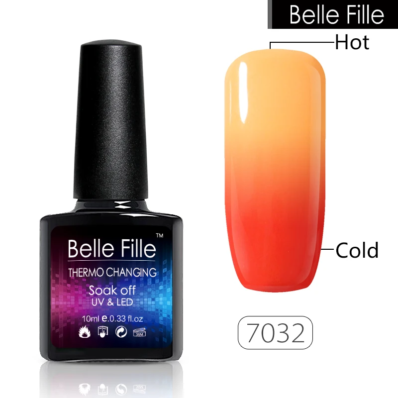 Гель лак для ногтей Belle Fille с горячей сменой длительный срок замачивания УФ лампы