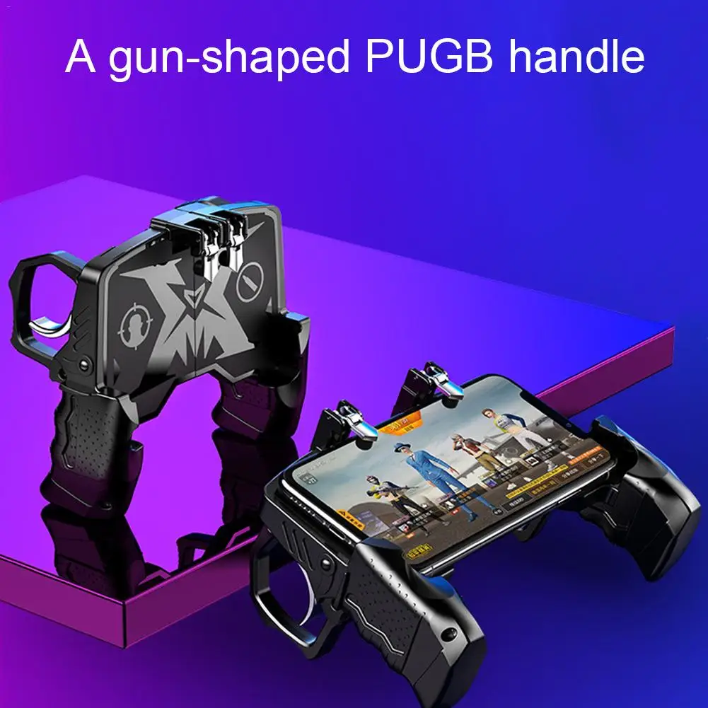 Приспособление для игры Handl PUGB четырехпальцевая связь E Peace Elite кнопка быстрой
