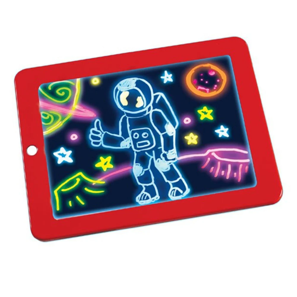Домашний Подарок детская вспышка обучающая игрушка 3D Sketchpad портативный