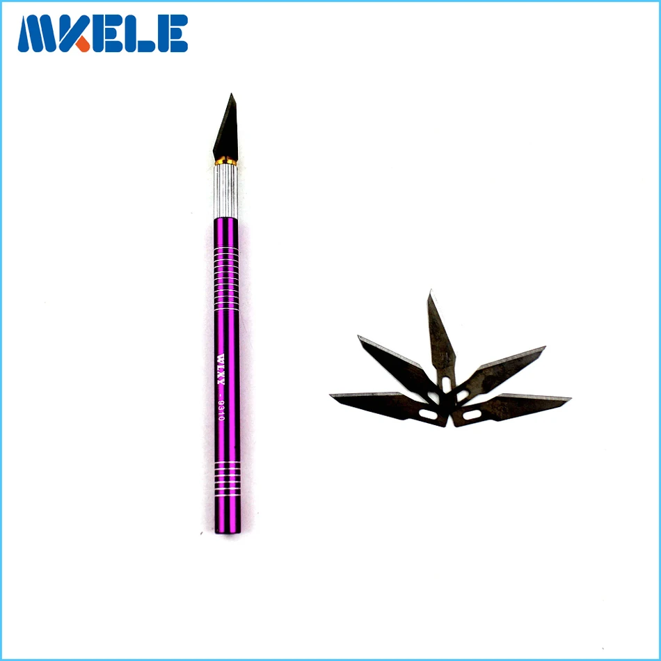 скальпель ножи Высокая Точность Нож Скальпель Craft Резак 5 Лезвия Древесины