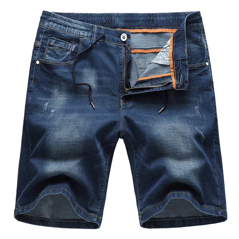 Пластичный монтаж вареных джинсовых шорт для мужчин 2018 новые летние модные