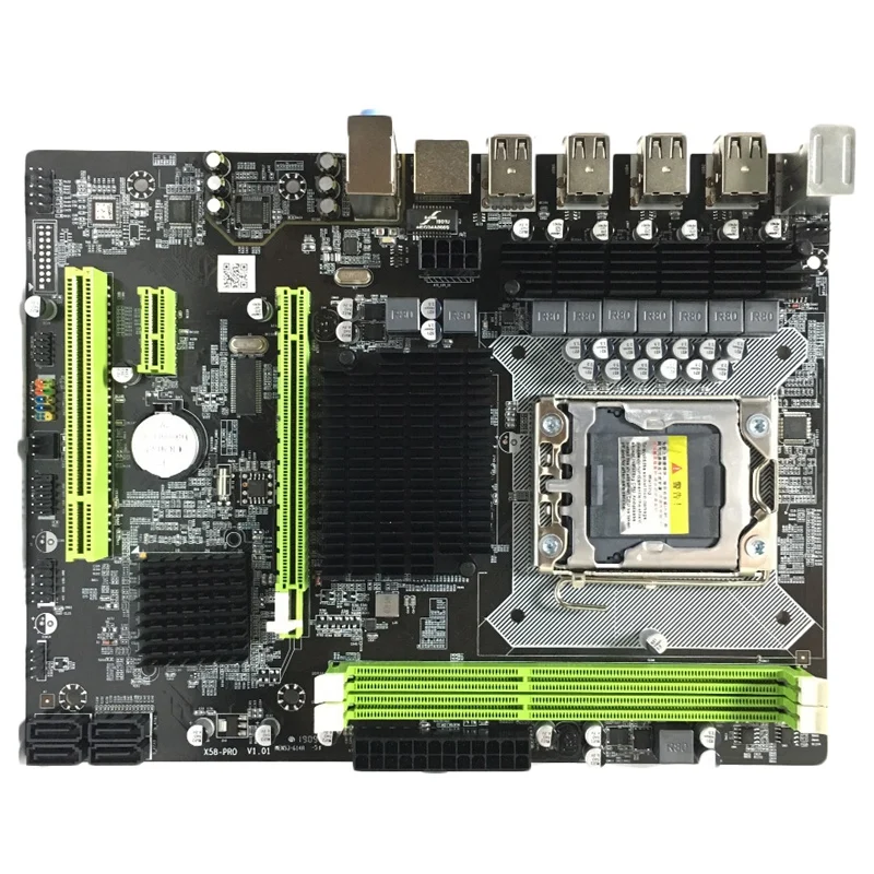 AAAJ X58 материнская плата Lga 1366 Ddr3 Ecc/Reg поддержка памяти для Xeon X5550 X5675 X5680 X5690 E5520 E5540