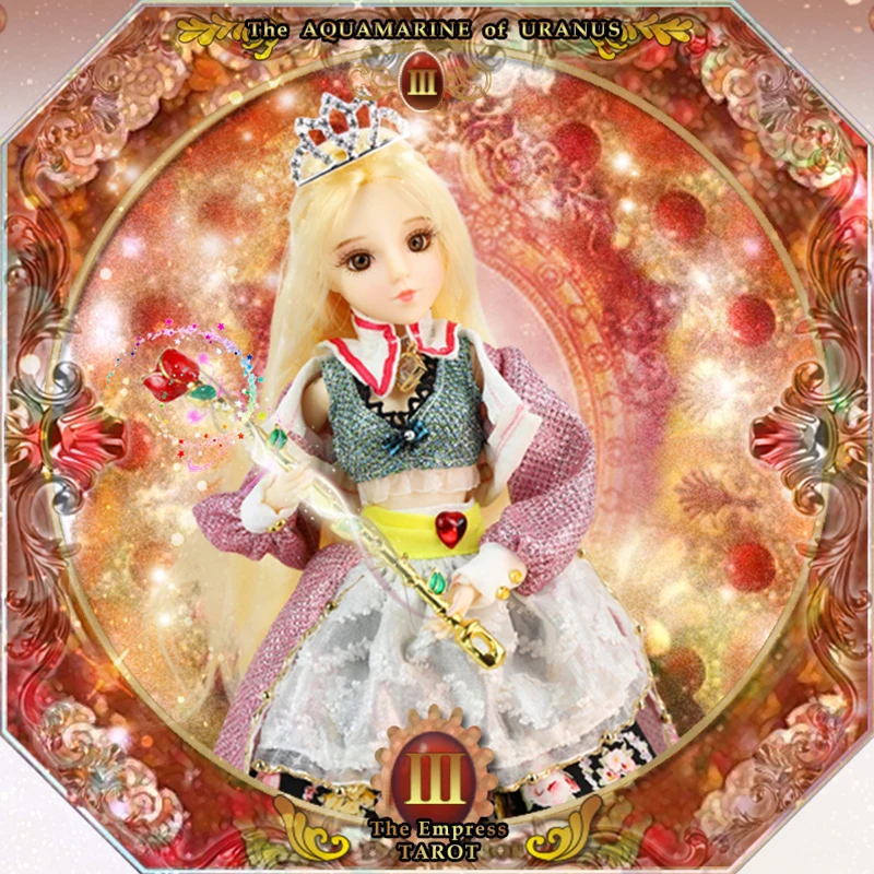 Кукла с шарнирным телом MM Girl 1/6 BJD Tarot Series 30 см кукла импрессом и золотыми