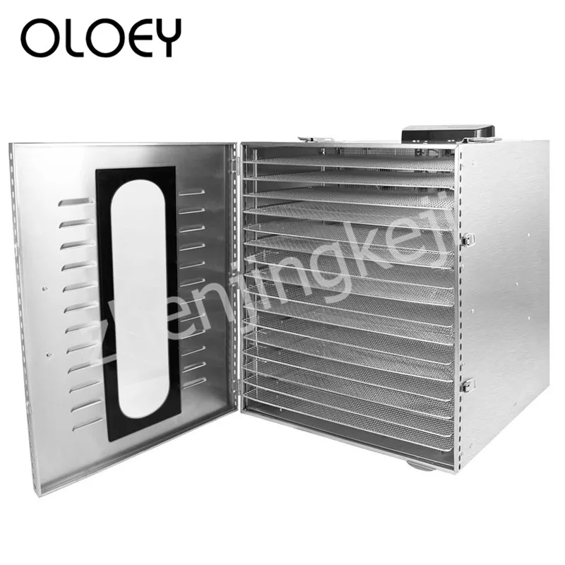 Сушилка для фруктов из нержавеющей стали с большой емкостью 15 этажный