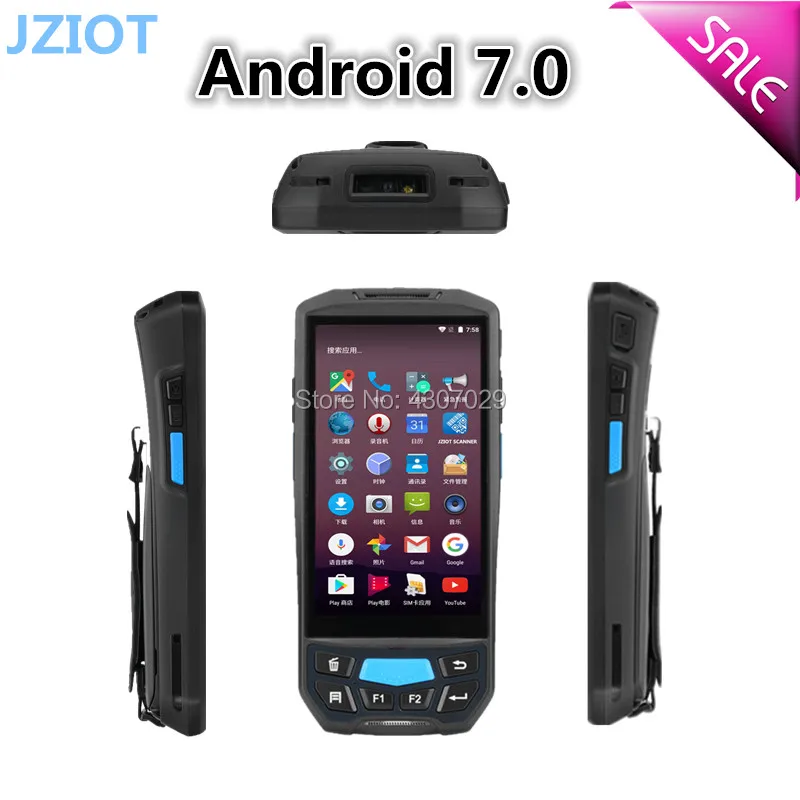 JZIOT V9000 Android PDA сборщик данных штрих кода с считывателем Qr NFC|Сканеры| |