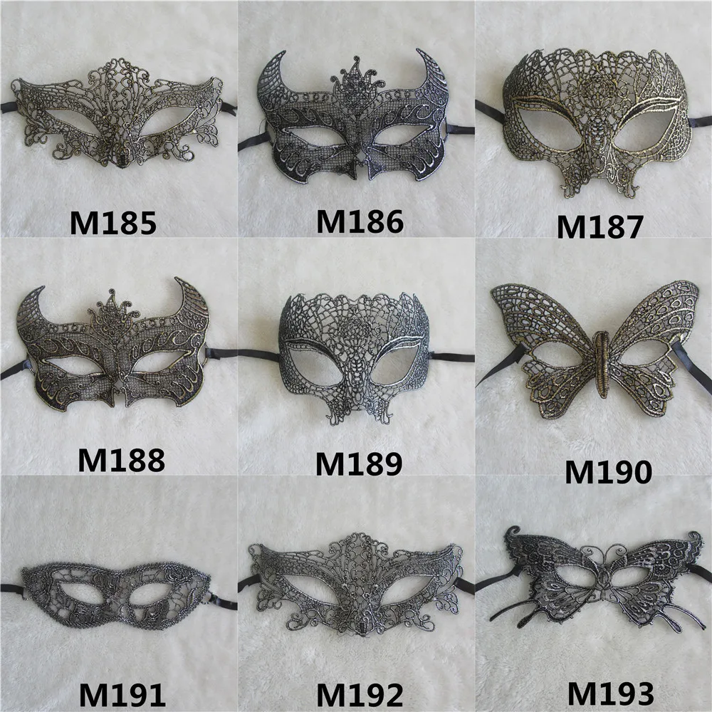 Новинка Женская Позолоченная серебряная модная маска для девушек и женщин