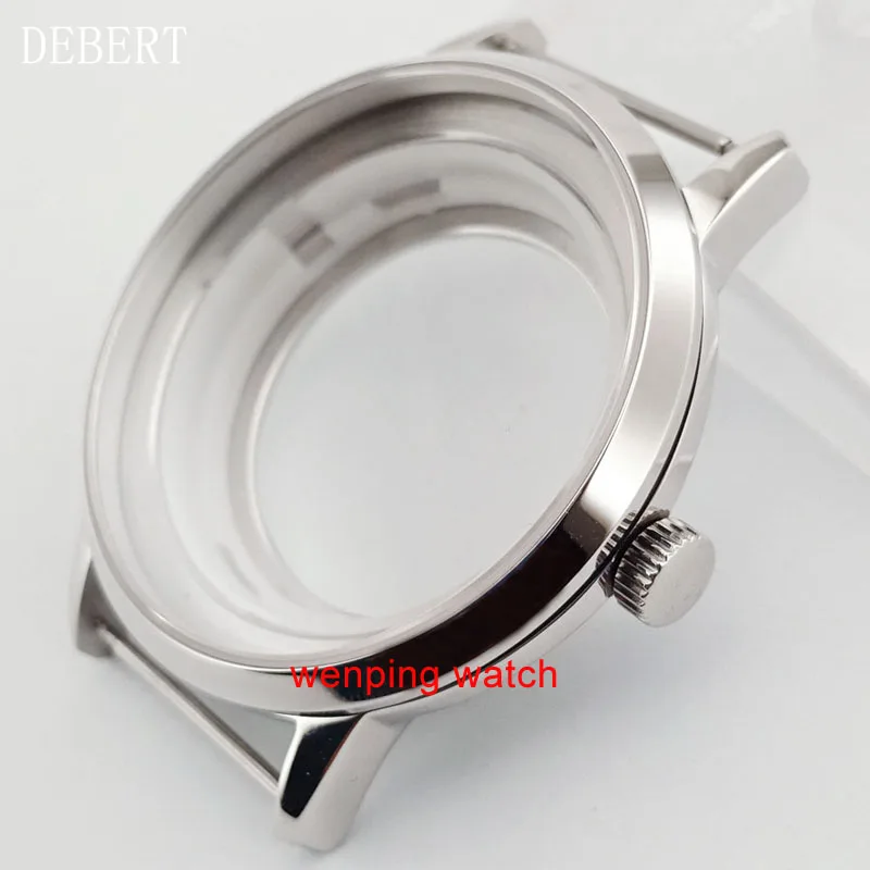 Полировальный ободок Miyota 8205/8215/821A Mingzhu DG2813/3804 Kit 40 мм корпус часов с серебряным
