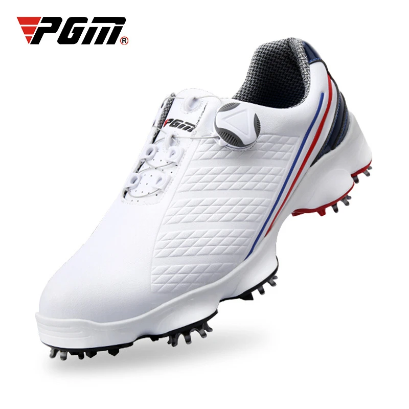 

Pgm Golf Shoes Men's Waterproof Breathable Antiskid Shoes Knob Buckle Sports Shoes Spiked Nail Training Sneakers Shoes