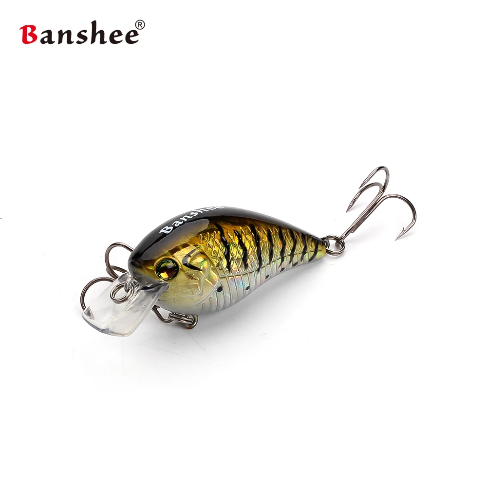 Banshee 60 мм 12 г Blitz Crank плавающая приманка для рыбалки VC03 погремушка звук воблер квадратный Билл искусственный Средний Дайвинг кренкбейты
