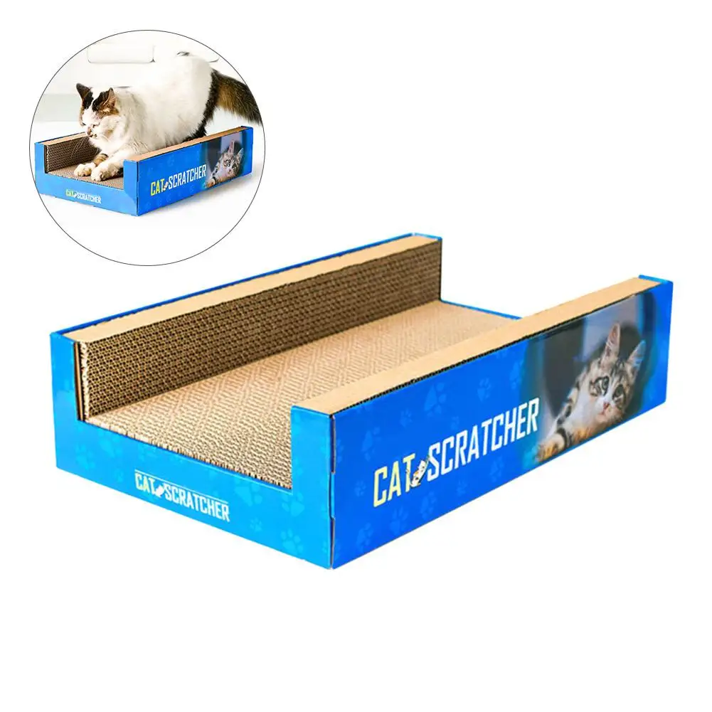 Из гофрированной бумаги для кота скретч доска скребок шесть сторон Catnip картон