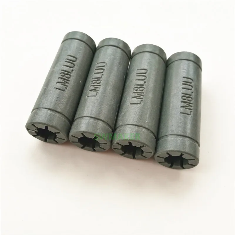 SWMAKER 1 шт. сплошной полимер LML8UU линейные подшипники втулка LM8LUU 8 мм 8*15*45 мм Prusa для Mendel DIY ЧПУ машина