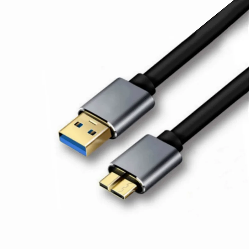 TPE-Alloy USB 3,0 type A к Micro B кабель высокоскоростной кабель синхронизации данных Шнур для портативного внешнего жесткого диска samsung Galaxy Note3 S5 - Цвет: TPE-Alloy