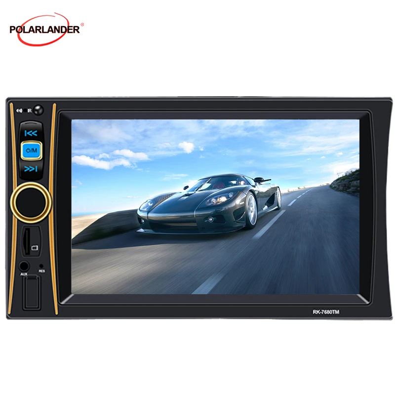 

Bluetooth 2 Din Car Video Player Stereo Radio FM MP4 MP5 Audio USB TF Auto Electronics 6.6'' HD Touch Screen In Dash