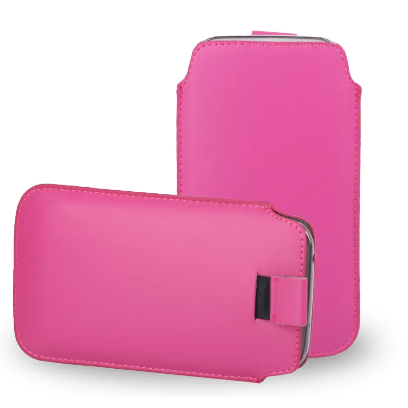 rose pink Для teXet TM-5075 13 цветов, чехол-сумка из искусственной кожи, чехол для телефона, чехол s с выдвижной функцией, бренд TOKOHANSUN - Цвет: rose pink