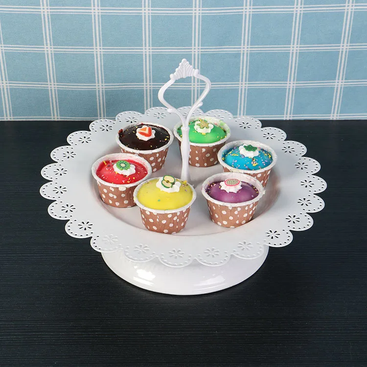 1/2/3 яруса Белый фрукты торты подставки десертов плиты подставка для Свадебная