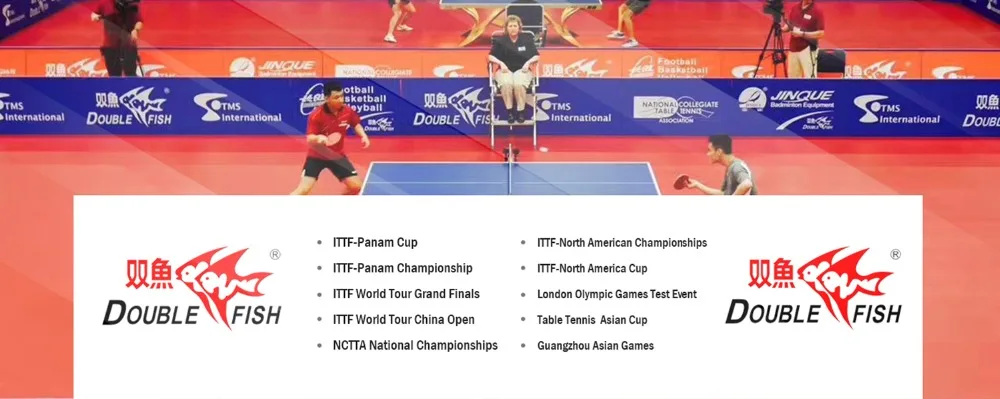 Doublefish охотничьи тени 233 профессиональная ракетка для настольного тенниса rubbers ITTF одобрена губкой для быстрого спиннинга