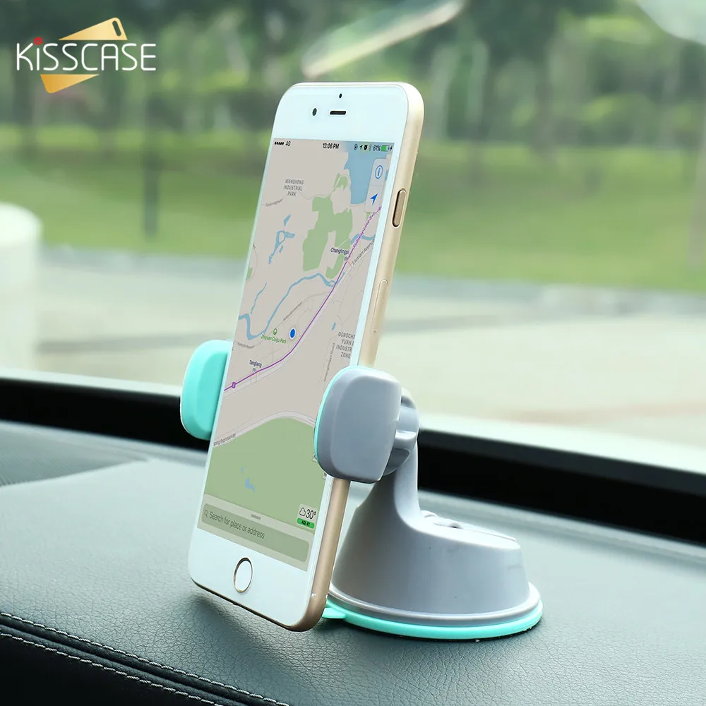 KISSCASE Универсальный Автомобильный держатель для телефона iPhone X 8 7 6Air Vent Xiaomi Redmi 4X 360