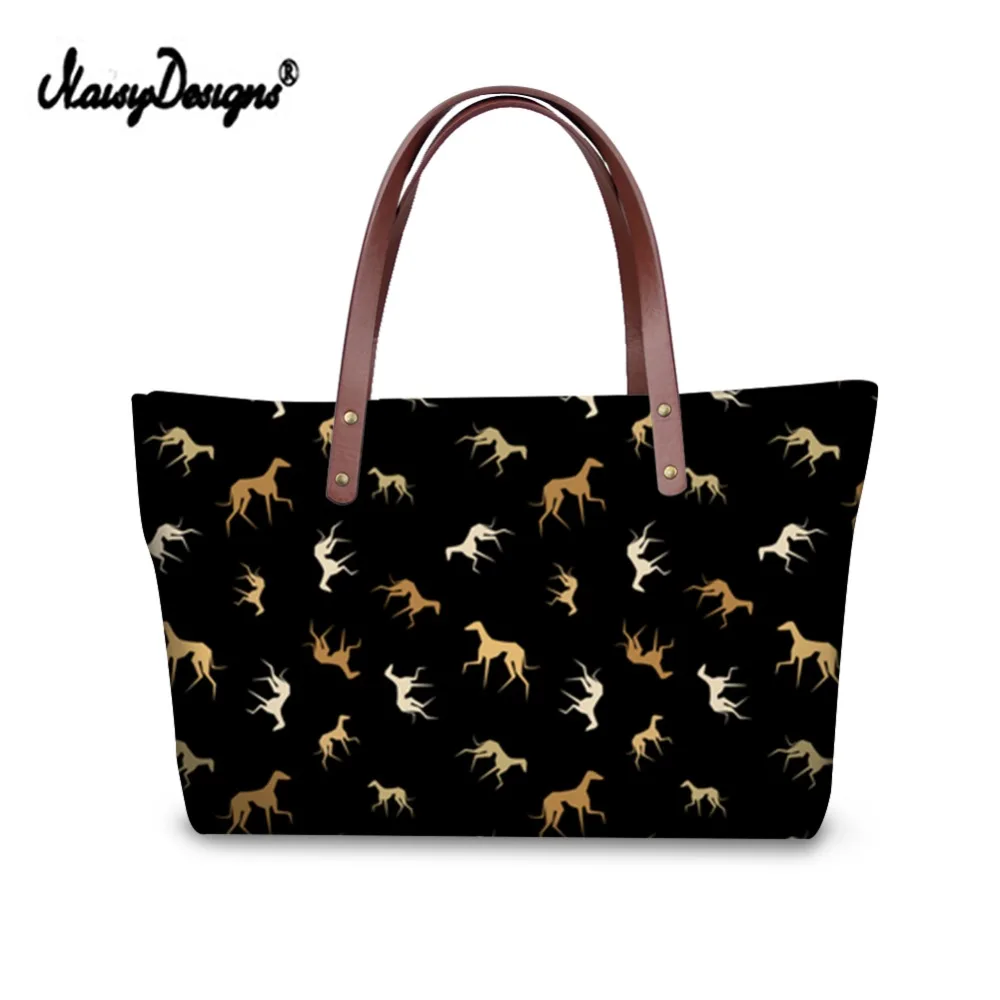 Женская Повседневная сумка на плечо Noisydesigns сумка-тоут с принтом собаки