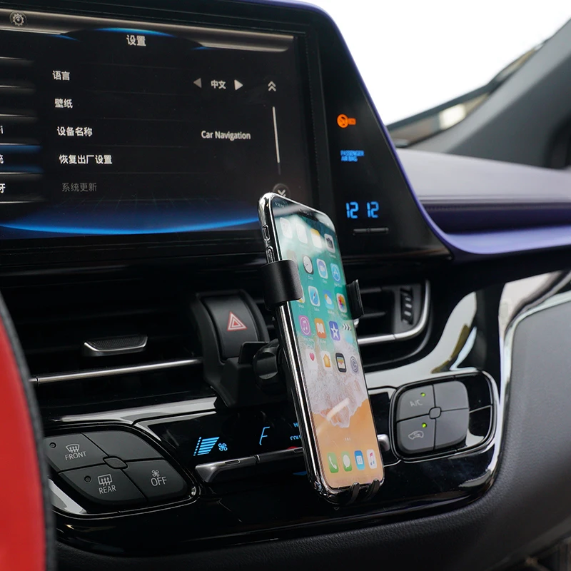 Подставка держатель для смартфона с вентиляционным отверстием Toyota C HR CHR 2016