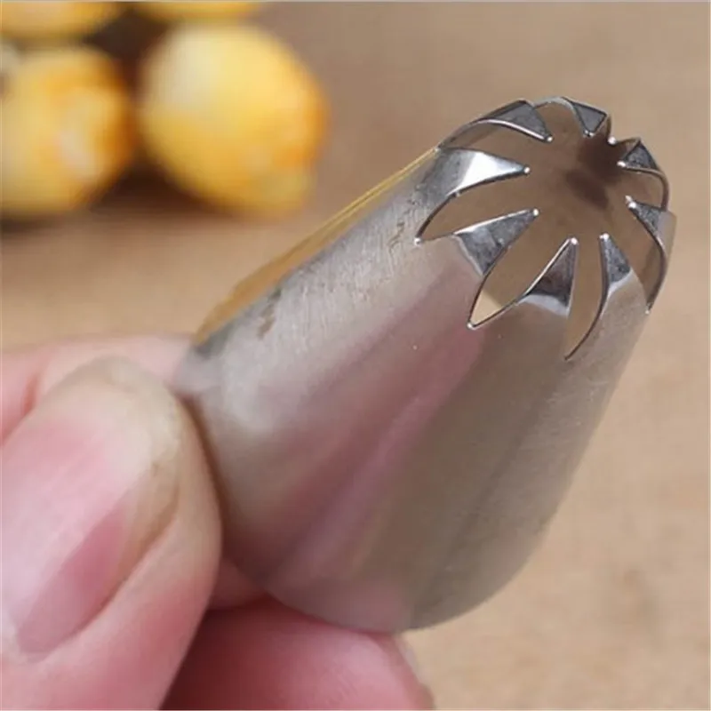 Большие инструменты для украшения торта Нержавеющая сталь насадка крема