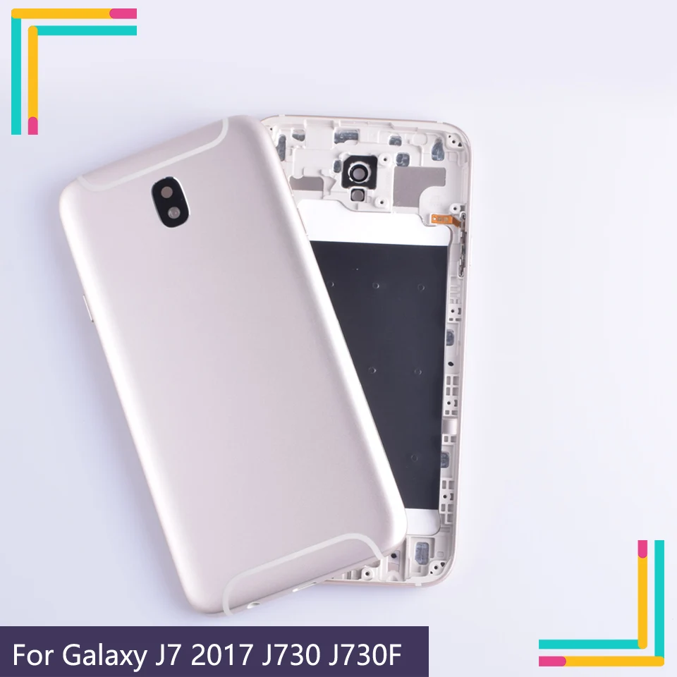 10Pcs/lot For Samsung Galaxy J7 Pro 2017 J730 J730F SM-730F Housing Battery Cover Back Case Rear Door Chassis Shell | Мобильные