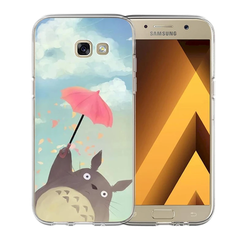 Чехол для телефона с изображением Тоторо из аниме Ghibli Миядзаки Samsung Galaxy S6 S7 S8 S9 Edge
