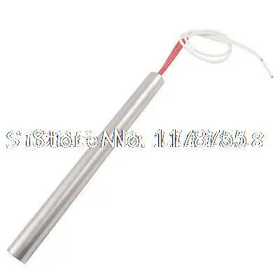 

White Wired Sinlge End Heating Cartridge Heater 220V 600W 16mm x 180mm
