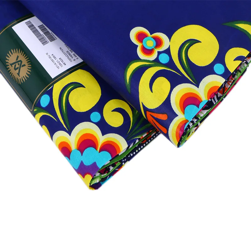 6 yard /lot Manufacturers Direct Sale of Batik Printed Cloth for African National Garments african wax fabric ankara | Дом и сад
