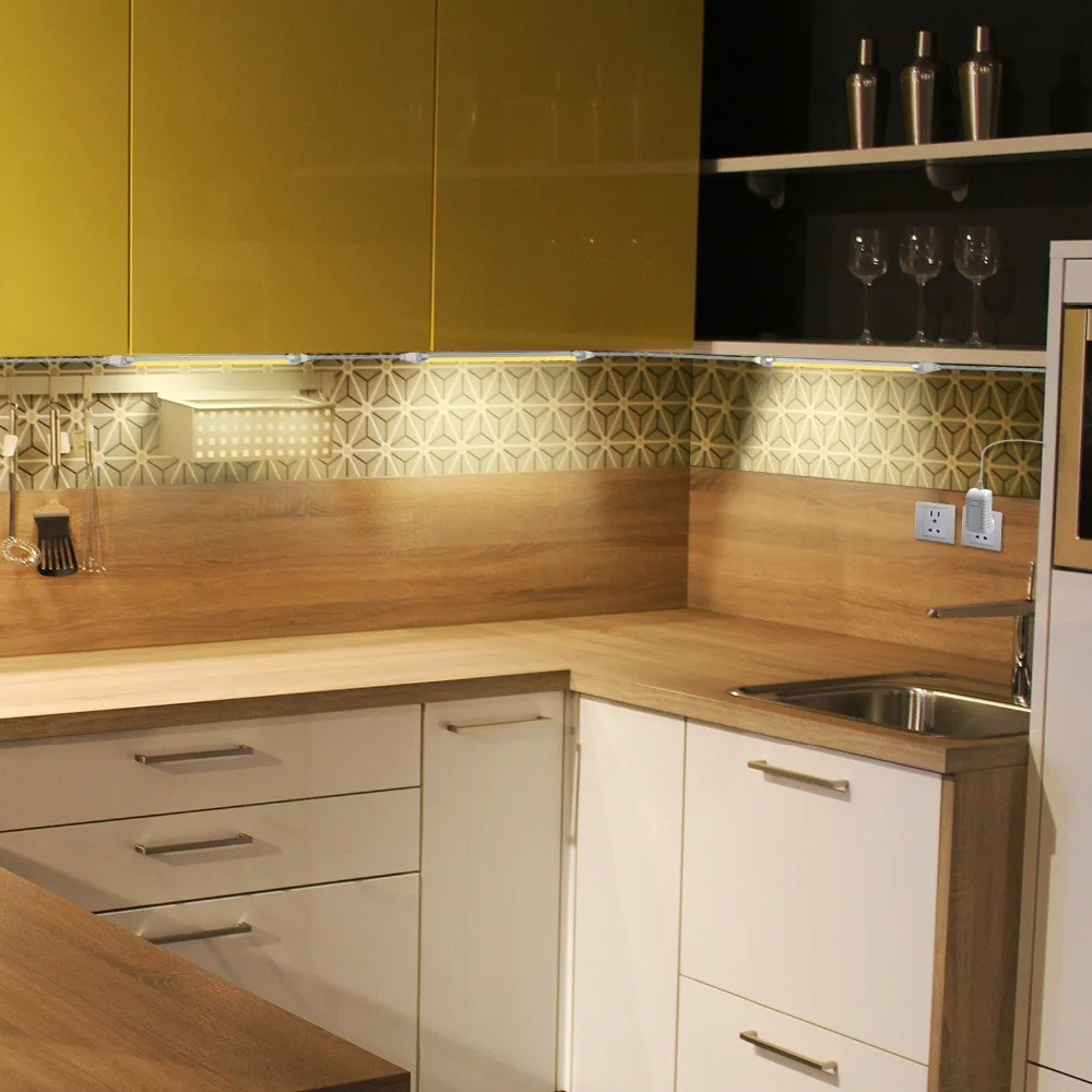 Dimmable кухня под шкаф жесткая полоса 3 м 0 5 10 Вт бар свет комплект 12 В в светодио дный