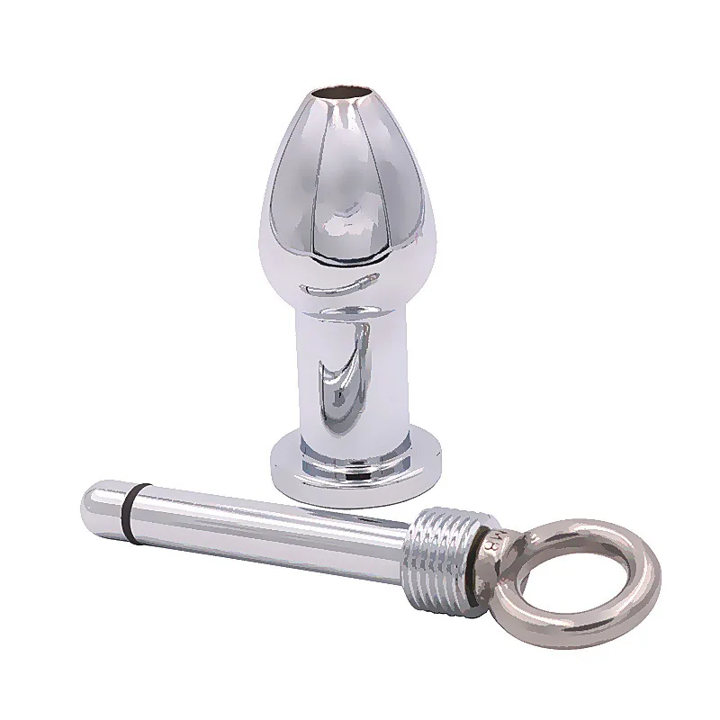 hollow metal Anal Douche butt plug Enema Cleaning anal Shower prostata massage Vaginal wash shower sex toys for couples | Красота и