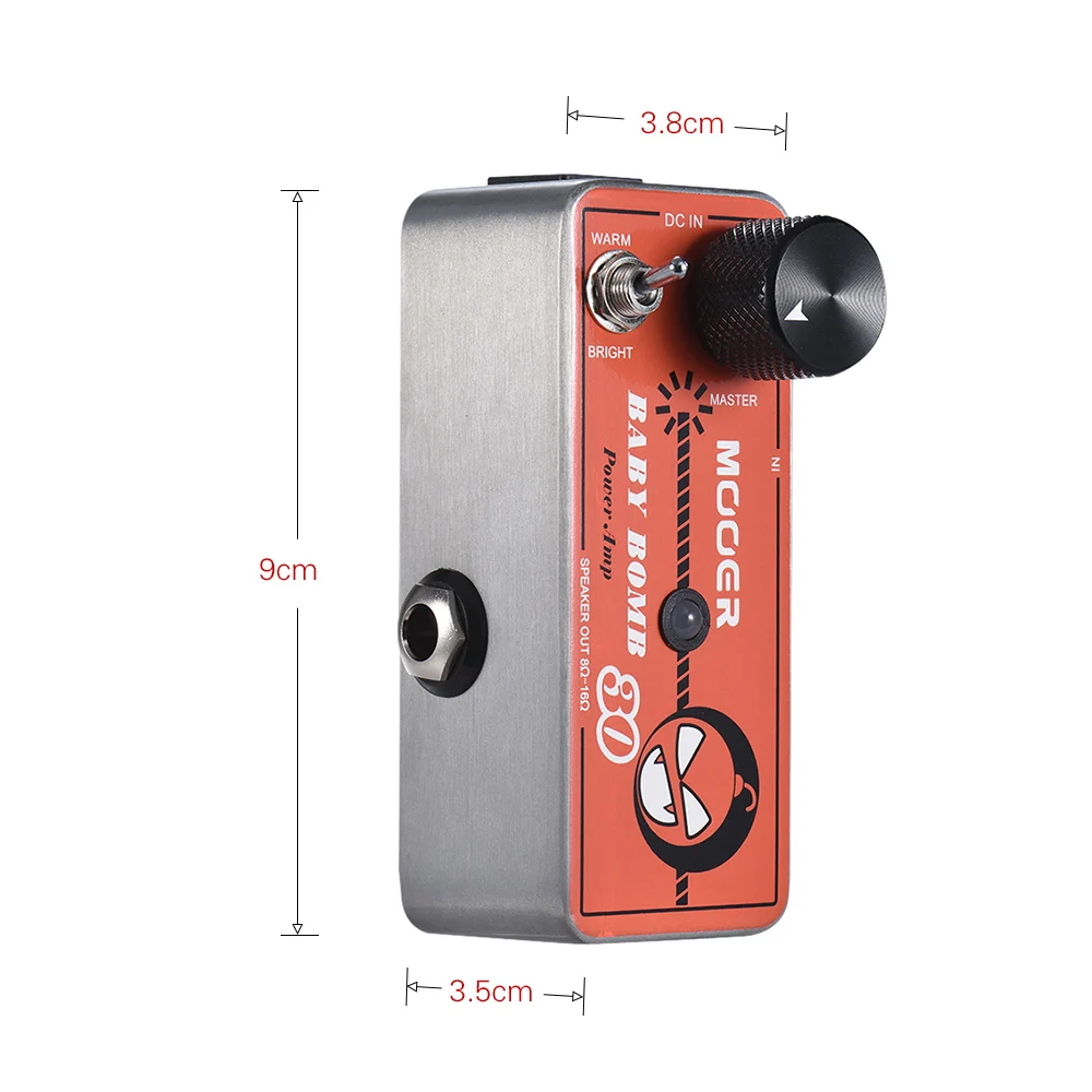MOOER BABY BOMB 30 гитарный эффект педали цифровой микро усилитель мощности Макс. 30 Вт Выход защита от перегрузки по току