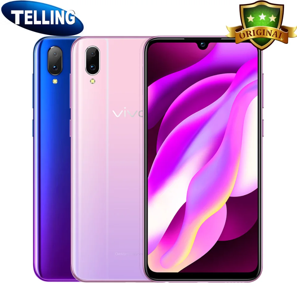 Оригинальный телефон VIVO Y97 4G LTE Android 8 1 Helio P60 четыре ядра 4 Гб ОЗУ 128 ПЗУ 6 3 дюйма FHD +