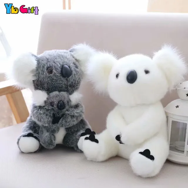 Kawaii реалистичные плюшевые игрушки Koala для детей австралийская кукла коала милые
