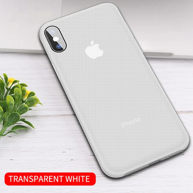 IHaitun, роскошный силиконовый чехол для iPhone XS, чехлы для MAX XR, ультра тонкая прозрачная задняя крышка, чехол для iPhone X 10, мягкий тонкий чехол s - Цвет: Transparent White