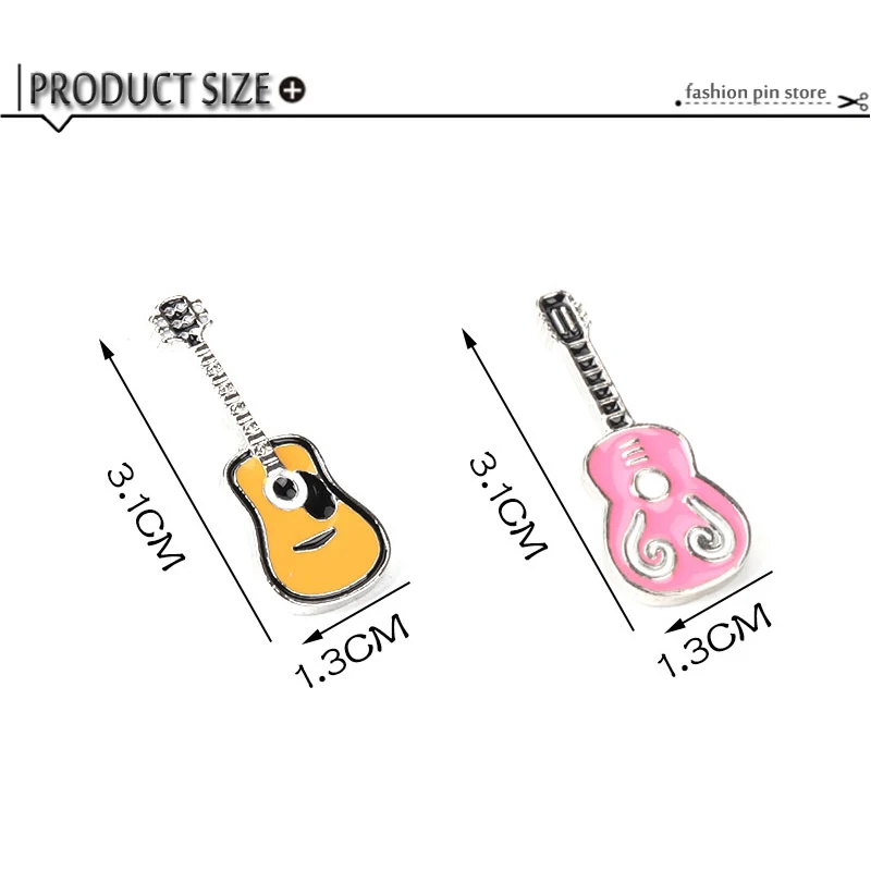 2 шт. броши на булавке для гитары|Броши| |