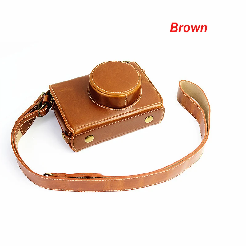 Высококачественный портативный чехол из искусственной кожи для камеры Fujifilm X100